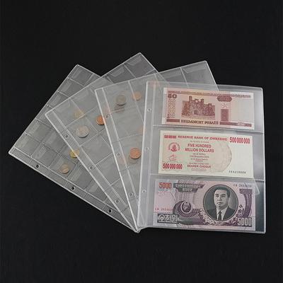 1Pc Pages 3 Paper Money Album Currency Banknote Collection Book Storage Album