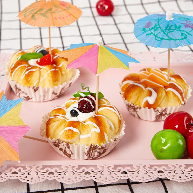 20-50 sombrillas de papel multicolor para cóctel, mini accesorios para bebidas de fiesta