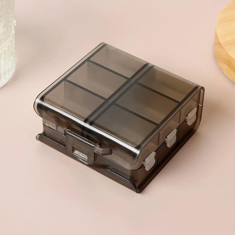 New Daily 12 Grids Portable Travel Premuim Pill Case Organizer Box Storage Container for Medicine Vitamin Supplement Fish Oils