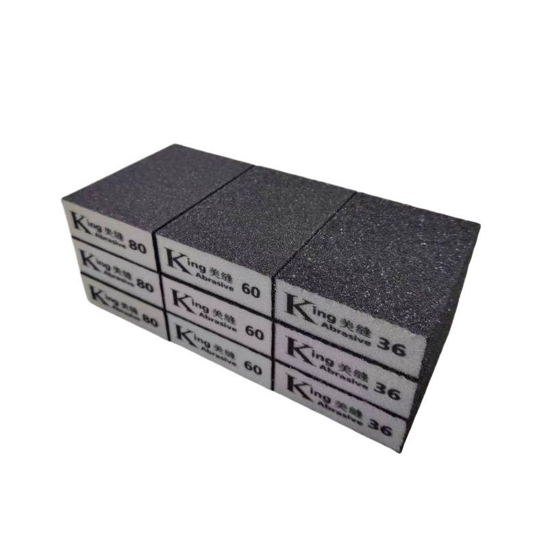 Diamond Grit Caulk & Tile Cleaning Tool - Wear-Resistant Sponge Sanding Block