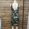 Women's Summer Camouflage Slim Fashion Sexy Halter Dress