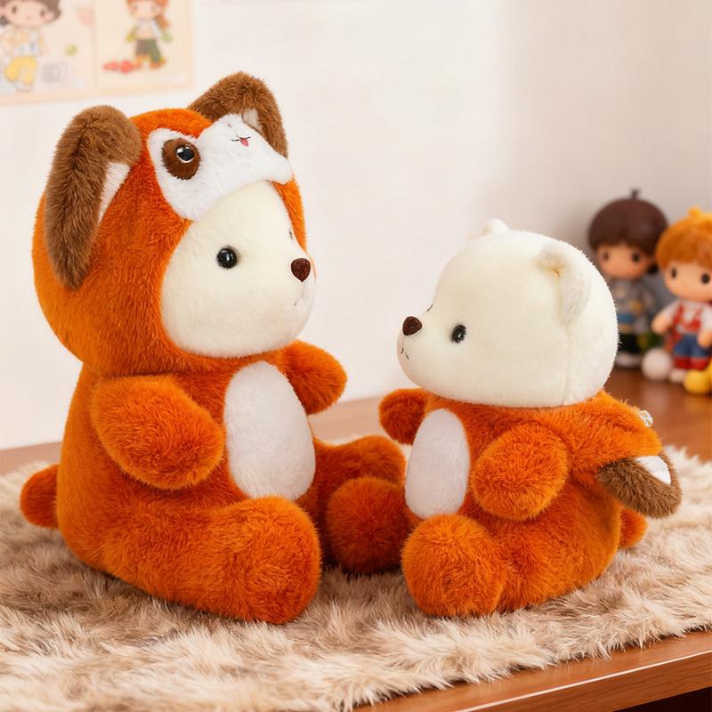 Cute Raccoon & Bear Plush Toy - Lina Teddy Stuffed Animal