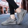 Fujeak Men Casual Shoes Fashion Breathable Walking Mesh Flat Shoes Unsex Running Sports Shoes Couple Footwear Women Sneakers