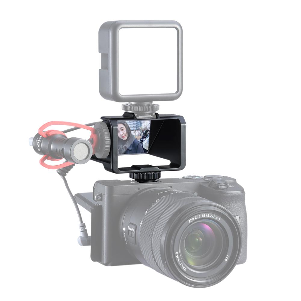 Vlog Selfie Flip Screen with Cold Shoe for Mirrorless Camera for Video Youtuber