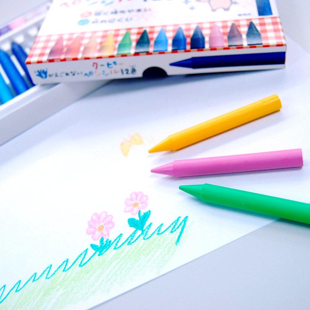 Sakura Crepas Coupie tužka, která dostane vaše ruce 10 kusů se nezašpiní, černá, FYS#49(10)