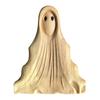 Halloween Ghost Sculpture Creepy Wood Carving Ghost Statue Figurine Table Sign Home Office Desktop Decoration Ornament