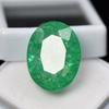 Natural Green Emerald Loose Gemstone 20.95 ct Colombian Oval Cut for Jewelry Making and Crafts
