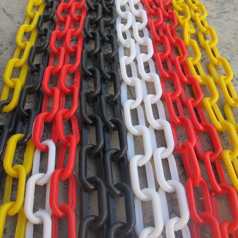 Plastic and Iron Warning Chain for Traffic Cones and No Parking Signs