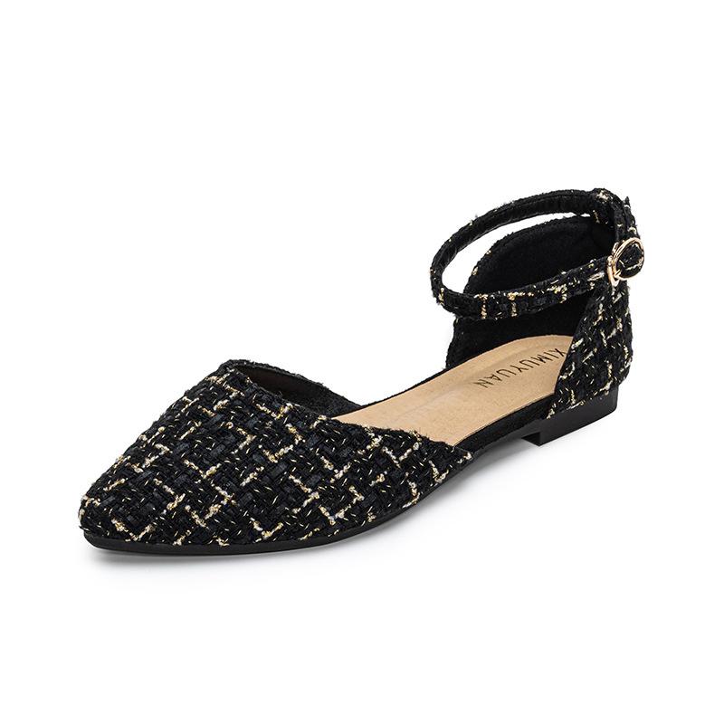 

Модные туфли мэри джейн с пайетками, женские туфли на ремешке вокруг щиколотки, разноцветные балетки Д Орсе с вырезами и блестками, женские мокасины больших размеров 43 43 чёрный