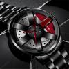 New Arrival Fashion Watches Alloy Watch Band Black Round Stainless Steel Quartz Wrist Watch for Male Wristwatch