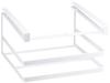 Yamazaki Under-Cabinet Cutting Board & Dishcloth Hanger, Tower, White, 2493