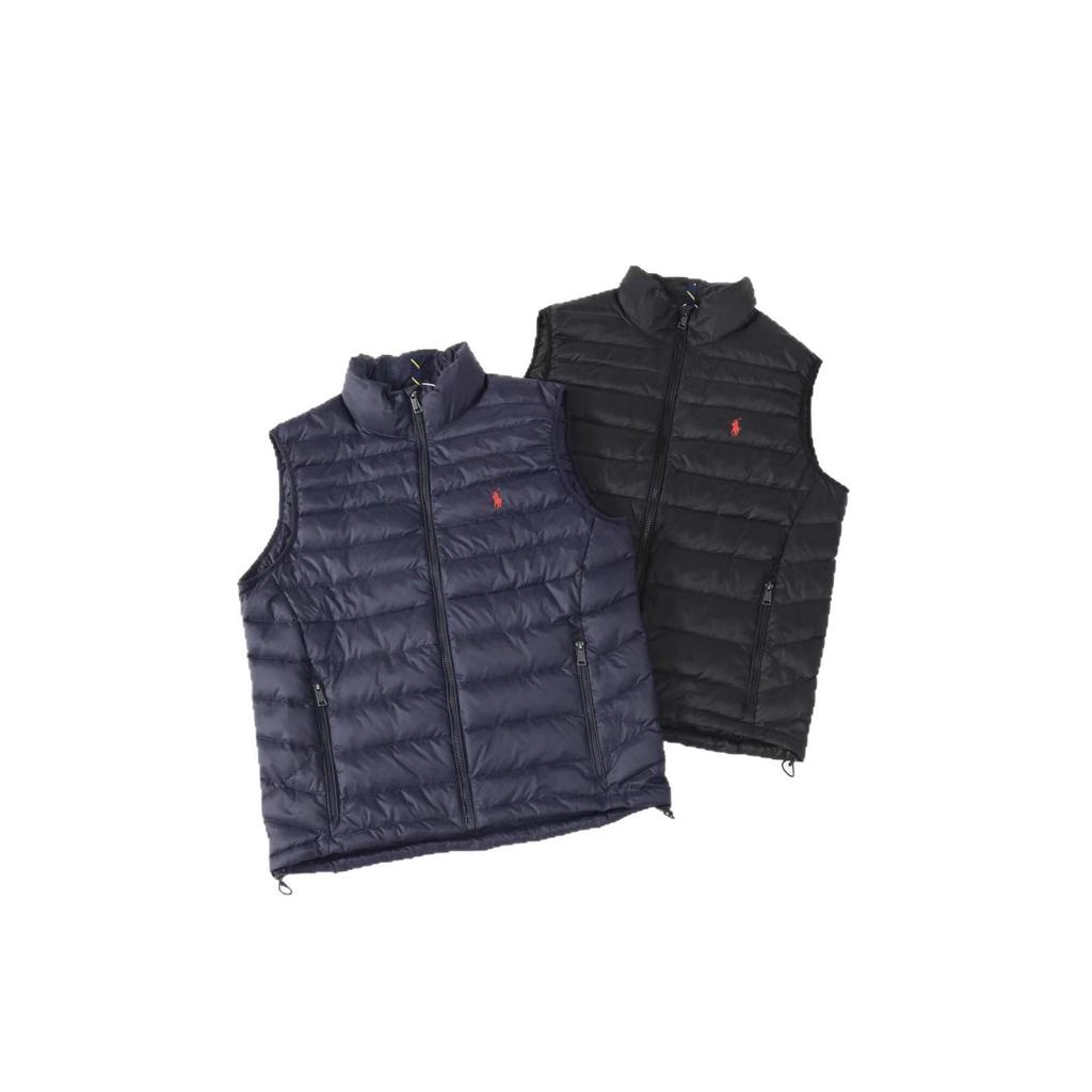 Ralph Unisex Stand Collar Vest with Classic Small Horse Embroidery - Timeless Old Money Style for 2025 Winter