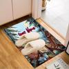 1PC Custom Name Campfire Reflections Theme Floor Mat Ideal for Living Room, Game Rooms, Office, Bedroom, Floor Mat Playful Design