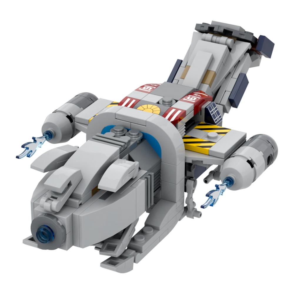 289pcs MOC Spacecraft Building Blocks  Spaceship Model DIY Bricks Educational STEM Construction Toy for Xmas Easter Gift
