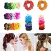 Velvet Hair Scrunchies - 50/60 Pack for Women, Girls, and Kids - Bulk Scrunchies Hair Ties No Damage Scrunchy Hair Bands Ponytail Holders