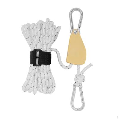 Carabiner Rope Hanger with Ratchet for Tent Setup And Outdoor Use
