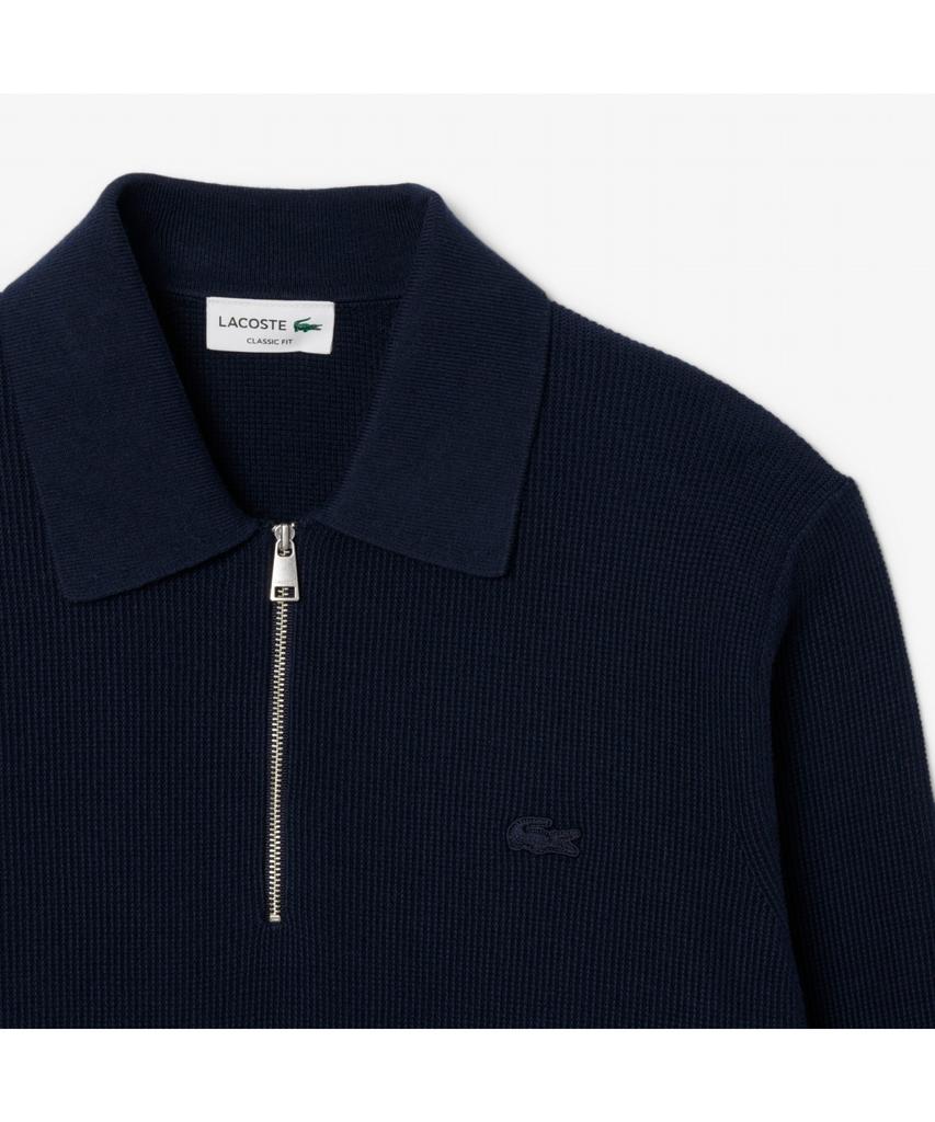 LACOSTE Men'S Wool Cotton Half-Zip Collared Sweater Ah5187-55N 166
