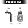 Aluminum M6 Rosette to 1/4inch-20 Screw Mount For Camera Tripod Studio Lighting Equipment Photography Accessories