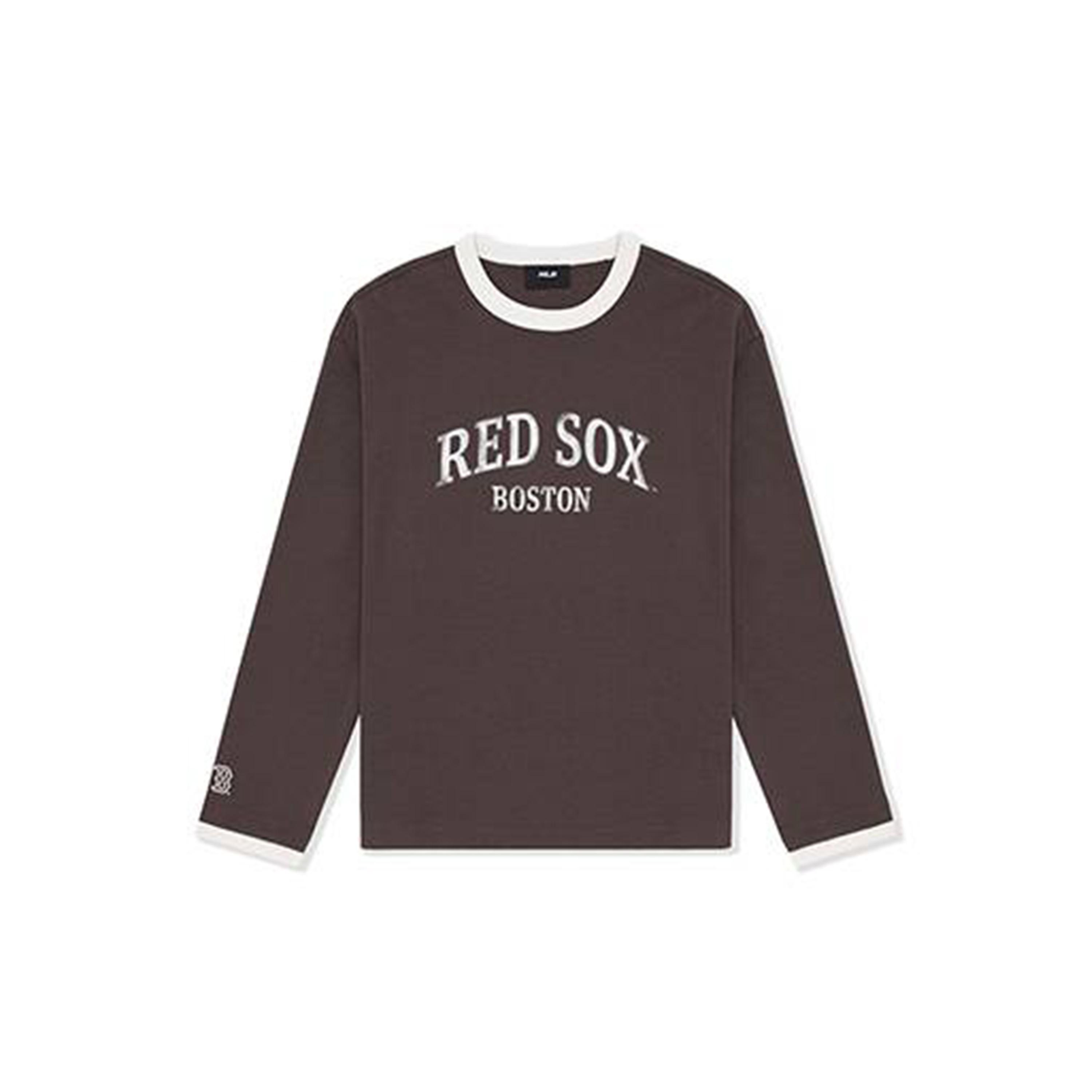 

New MLB Preppy Style Collection Boston Red Sox 25FW T Shirt Unisex 3ATSV2054-43BRS XL