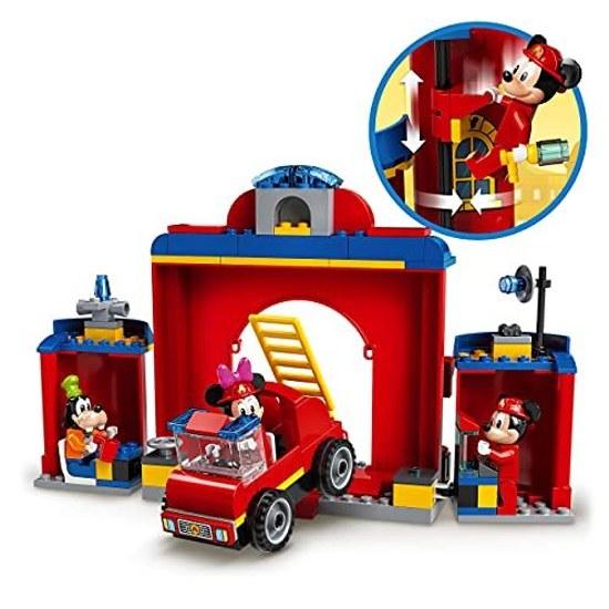 LEGO Mickey Friends Fire Station 10776 Toy Block Gift Rescue Animal Boys Girls 4 Years Up