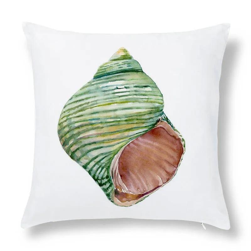 Shell Conch Decorative Pillowcase Living Room Office Home Pillowcase Car Ornaments