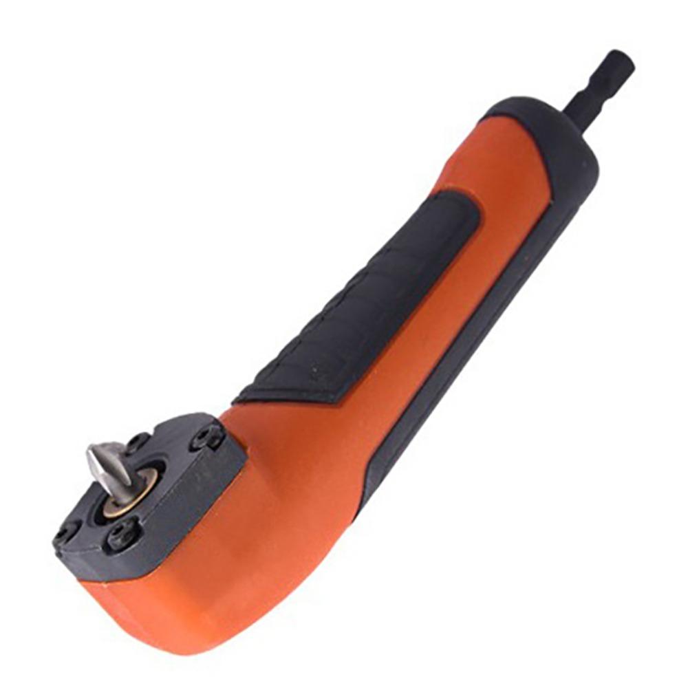 Bend 90 Degrees Right Angle Extension Driver Powerful Corner Device  1/4" Hex Wrench Drill Bit