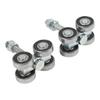 Galvanized Steel Construction 4-Wheel Trolley Rust Resistant Finish