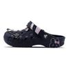 Crocs Baya EVA Pink Strap Love Shoes Beya Beach Hand-Drawn Sweet Cartoon Niche Versatile Campus Style Hole Shoes Unisex Same Black