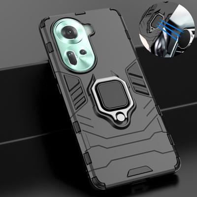 For Oppo Reno 11 5G Case Anti Shock Kickstand Magnet Armor Phone Cases for Oppo Reno11 5G Global CPH2599 6.7" Back Cover Fundas