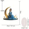 Nun and Moon Decorations - 2D Flat Acrylic Desktop Ornament, Wall Decor Art, Four Seasons Decoration, novelty home decor, Perfect Durable for Bedroom