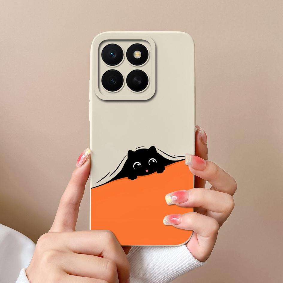 Hülle Für Huawei Honor X8c 7S 10i 20 20e 30 30S 50 50SE 60SE 70 Lite Pro Plus Hübsche Bunte Blume Flüssig Silikon Anti Rutsch Gehäuse Für Huawei Hülle