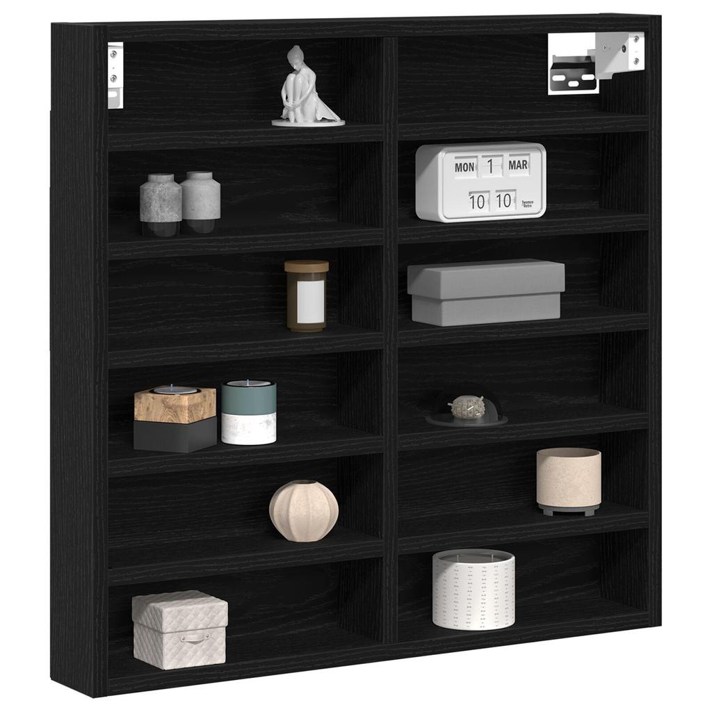 1 Wall Mounted Storage Shelf Display Cabinet, Ideal for Shelf Decorations in Living Room, Bedroom, Office, 100x8.5x75 cm