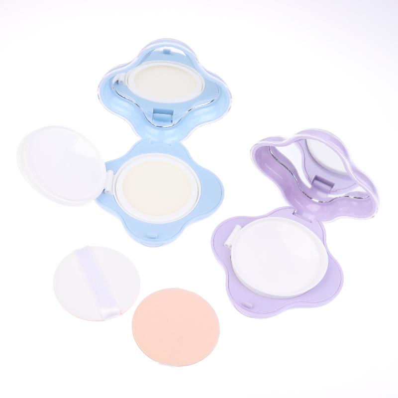 Air Cushion Foundation Diy Box Mini Cute Empty Puff Box Portable Mirror For Bb Cream Cosmetic Makeup Case Container With Sponge