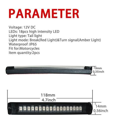 

Two-color light bar-18LED (pair)