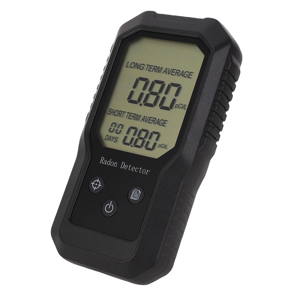 2026 Professional Digital Radon Detector Portable Radon Gas Tester for Home Long and Short Term Results Display Battery Powered Radiation Detector