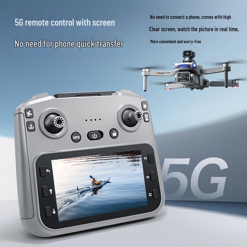8K HD Drone Quadcopter with GPS, Smart Return, Screen Display, and Long Endurance Remote Control for Aerial Photography