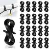 100Pcs Christmas Light Clips Seasonal Lighting Hooks Easy Installation Mini Gutter Hang for