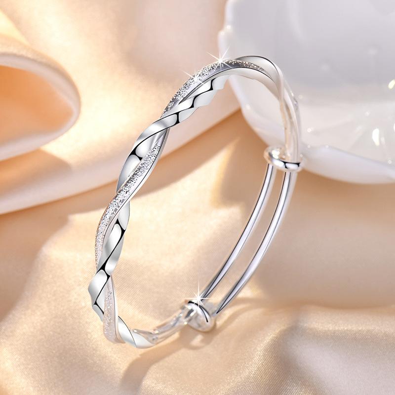 2023 New 925 Sterling Silver High Quality Simplicity Bead Romance Bracelet Chain For Woman Engagement Party Wedding Jewelry