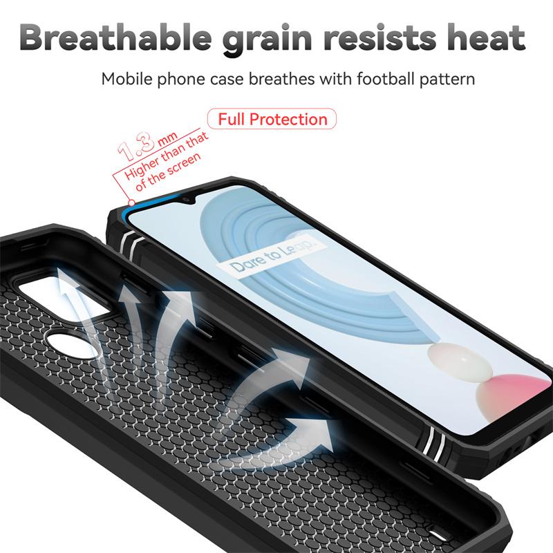 For Realme C21Y C25Y C11 2021 Case Slide Lens Camera Protect Armor Cases For Oppo Realme C 21Y 25Y 11 Magnetic Ring Holder Cover