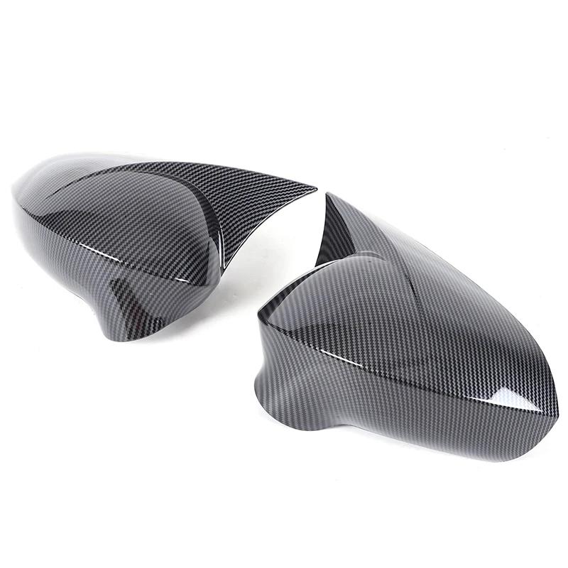 

For Seat Leon MK2 2008-2012 ABS carbon fiber Car Side Rearview Mirror Cover Accessories
