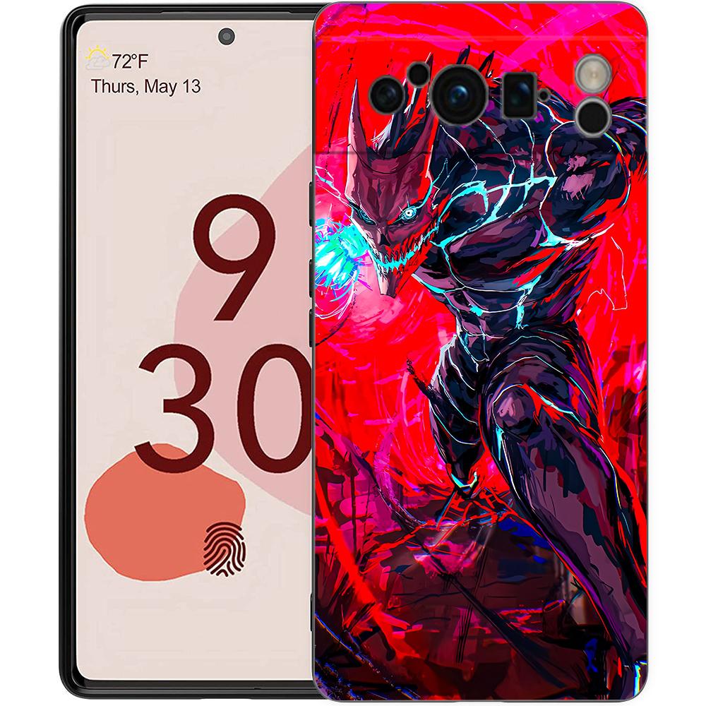 

Phone Case Cover for Google Pixel 9 8 7 6 7A 6A Pro Shockproof Soft TPU 9 Pro XL Shell Capas Fundas Kaiju No. 8 Hot Ainme Coque Google Pixel 9 Pro