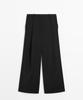 Masimodutti Crop Wide Leg Fluid Pants