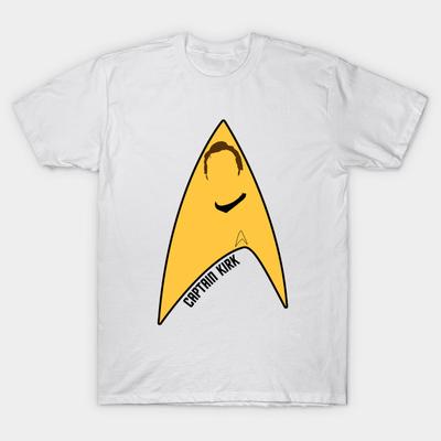 T Shirt Women Captain Kirk Harajuku Print Kawaii Tshirt Summer Short Sleeve Female T-Shirt Top Tee