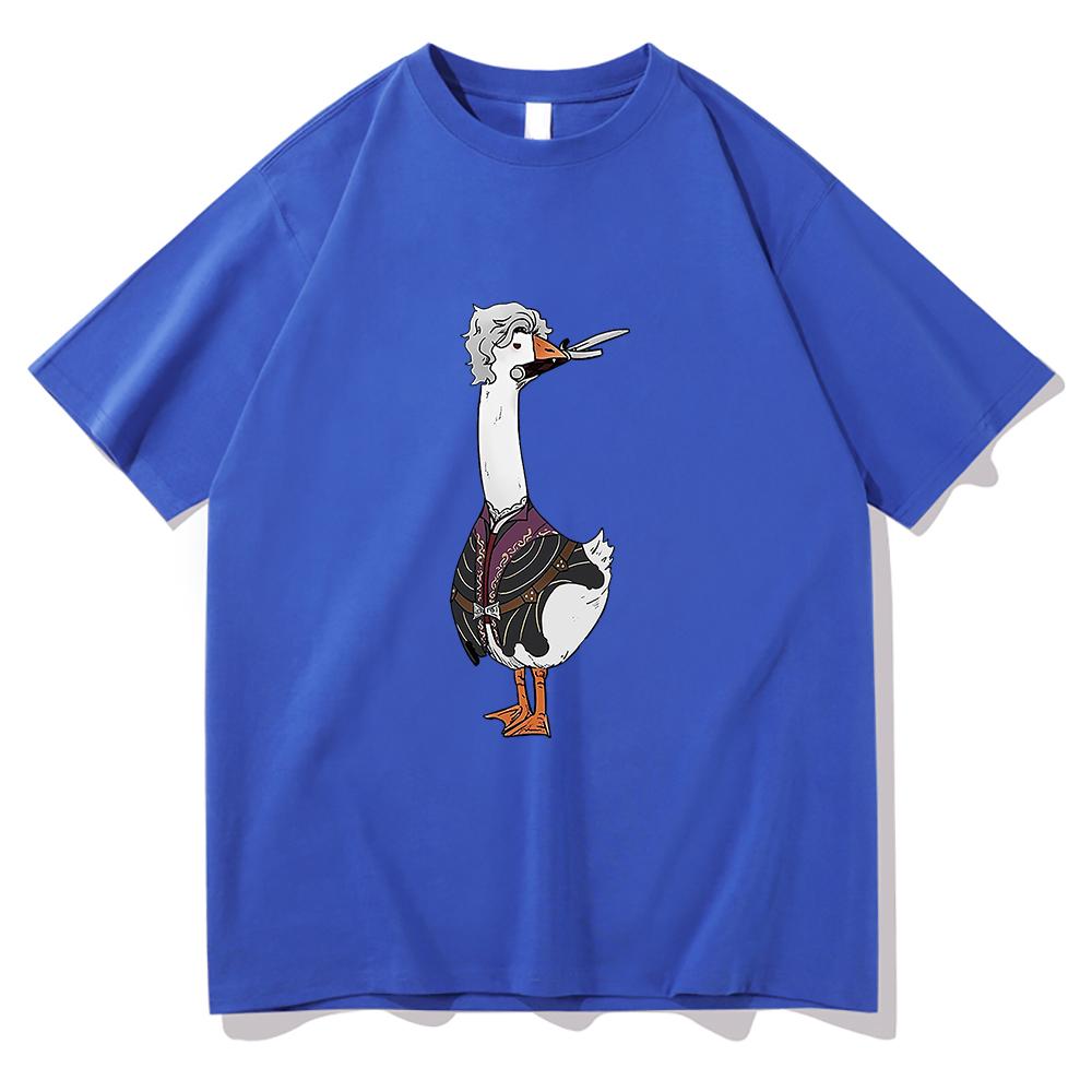 Goose Astarion T Shirt Fashion Unisex  Harajuku Funny Kawaii Goostarion Tshirt Unisex High Quality Casual Vintage Cotton Tees Shirts