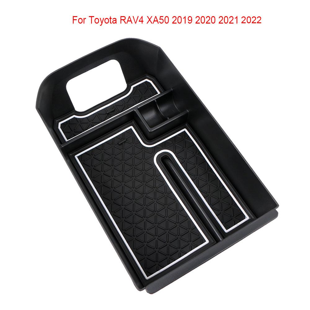 Car Central Armrest Storage Box Holder For Toyota RAV4 XA50    2022 Center Console Organizer Tidying
