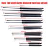 2X 1100N 300-600mm Shock Lift Strut Support Bar Gas Spring Lift Up Support For Storage Bed Car Bonnet Hood Tailgate RV Bus