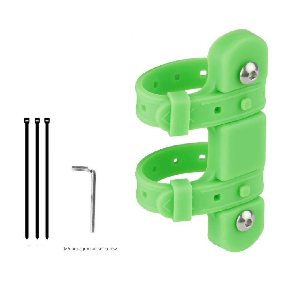 Befestigungsclip Fahrradkesselständer Basis Verstellbar Multifunktional Fahrradflaschenhalter Halterung Adapter Silikon Rutschfest