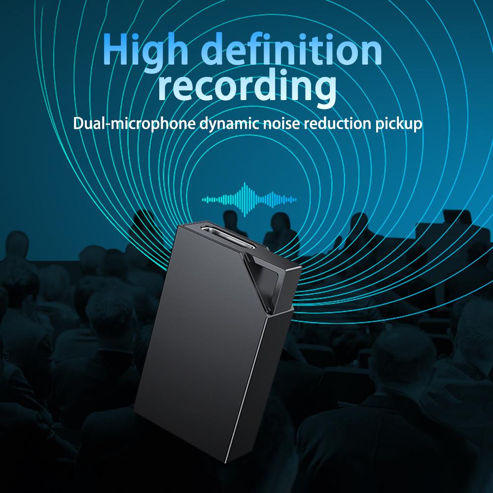 32GB Mini Voice Recorder 1.18-inch Smart Recorder Mini Digital Audio Noise Canceling MP3 Player