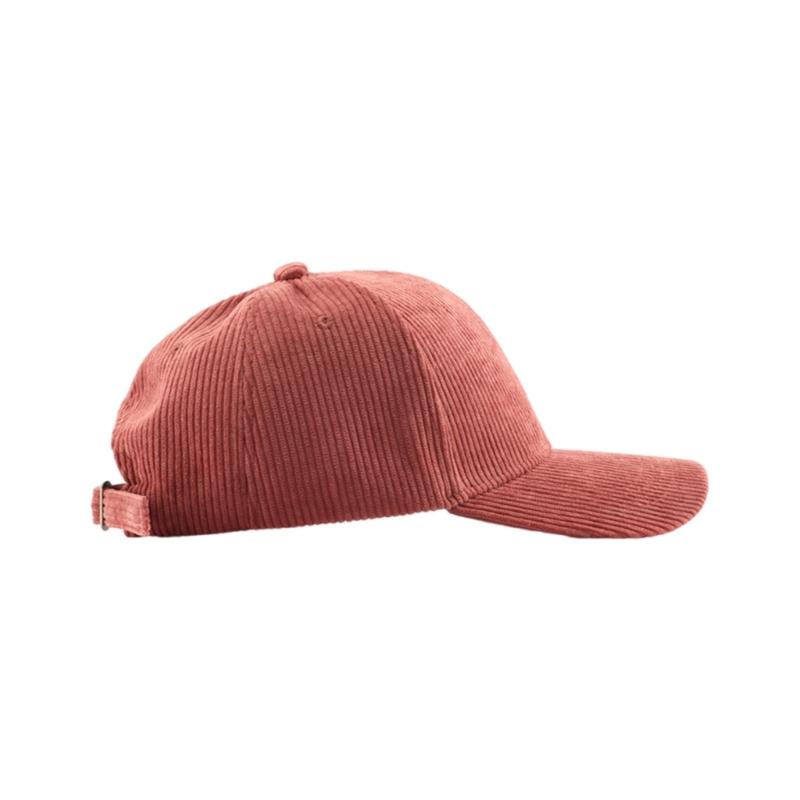 Comfortable Corduroy Baseball Caps For Various Head Size Solid Color Baseball Hat For Adult Teens Outdoor Activity