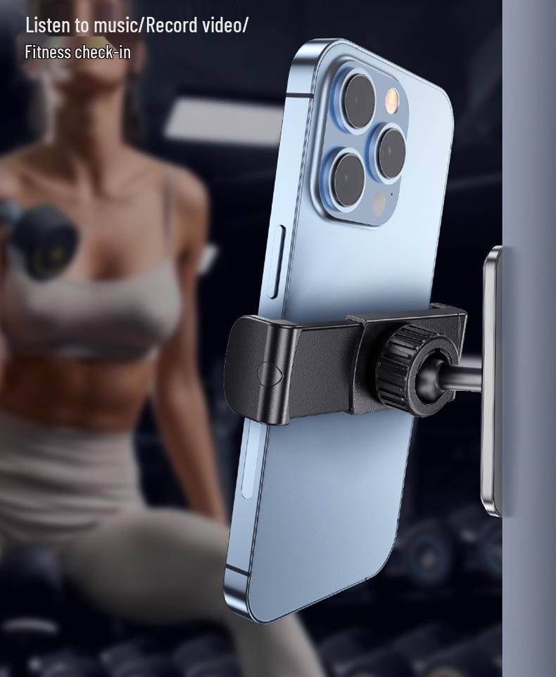 Universal Magnetic Phone Holder for Gym, Golf, Outdoor, and Cross-Border Use